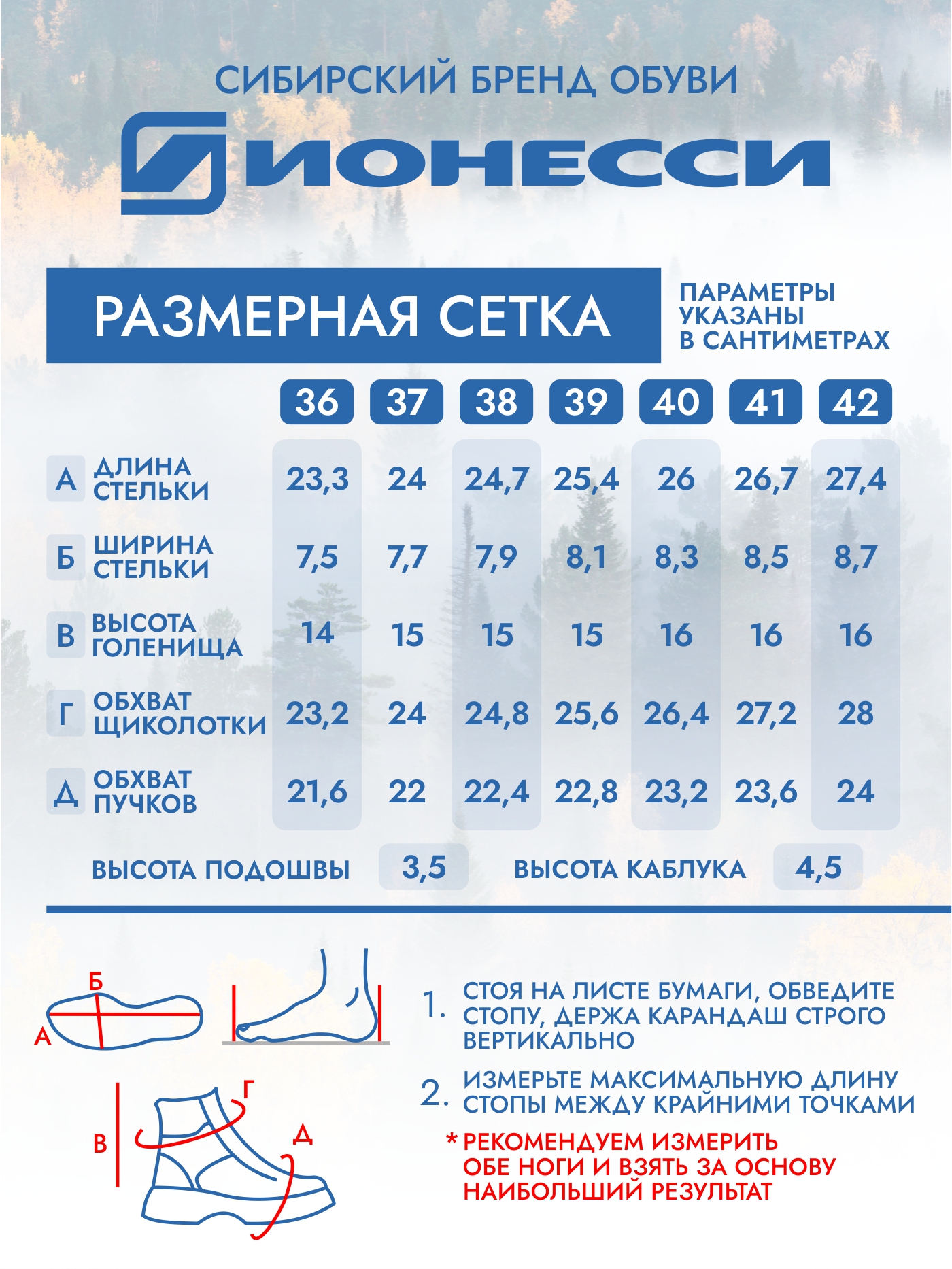 8-4409-449 Ботинки женские Ионесси